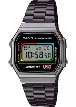 Японские наручные мужские часы Casio A168WEUC-1A. Коллекция Vintage