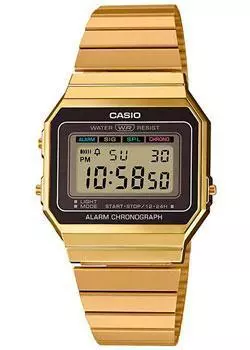 Японские наручные мужские часы Casio A700WEG-9AEF. Коллекция Vintage