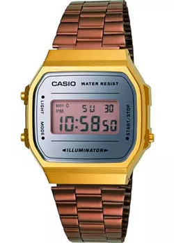 Японские наручные мужские часы Casio A-168WECM-5E. Коллекция Digital
