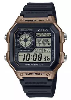 Японские наручные мужские часы Casio AE-1200WH-5AVEF. Коллекция Digital