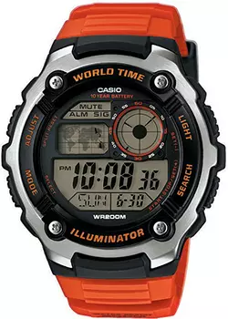Японские наручные мужские часы Casio AE-2100W-4A. Коллекция Digital