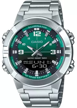 Японские наручные мужские часы Casio AMW-870DA-3A. Коллекция Ana-Digi