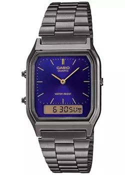 Японские наручные мужские часы Casio AQ-230EGG-2AEF. Коллекция Ana-Digi