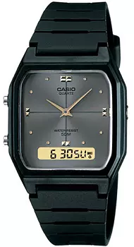 Японские наручные мужские часы Casio AW-48HE-8A. Коллекция Ana-Digi