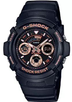 Японские наручные мужские часы Casio AW-591GBX-1A4. Коллекция G-Shock