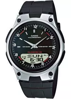 Японские наручные мужские часы Casio AW-80-1A. Коллекция Ana-Digi