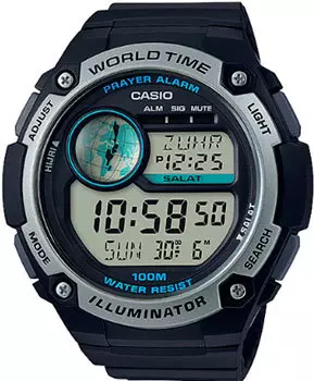 Японские наручные мужские часы Casio CPA-100-1A. Коллекция Digital