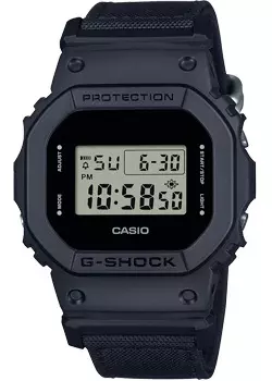 Японские наручные мужские часы Casio DW-5600BCE-1. Коллекция G-Shock