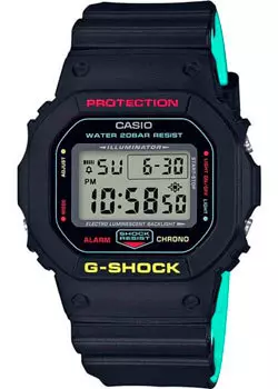 Японские наручные мужские часы Casio DW-5600CMB-1E. Коллекция G-Shock