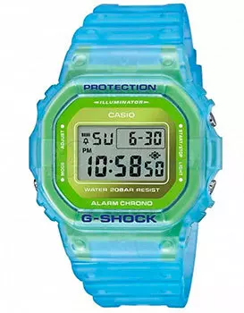Японские наручные мужские часы Casio DW-5600LS-2ER. Коллекция G-Shock