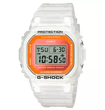 Японские наручные мужские часы Casio DW-5600LS-7ER. Коллекция G-Shock