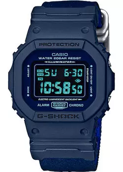 Японские наручные мужские часы Casio DW-5600LU-2E. Коллекция G-Shock