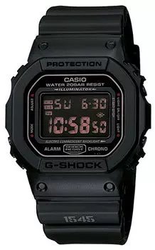 Японские наручные мужские часы Casio DW-5600MS-1D. Коллекция G-Shock