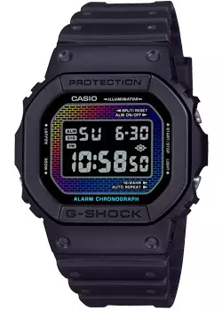Японские наручные мужские часы Casio DW-5600RW-1. Коллекция G-Shock
