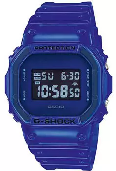 Японские наручные мужские часы Casio DW-5600SB-2ER. Коллекция G-Shock