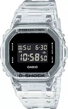 Японские наручные мужские часы Casio DW-5600SKE-7ER. Коллекция G-Shock