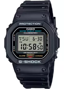 Японские наручные мужские часы Casio DW-5600UE-1. Коллекция G-Shock