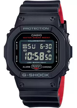 Японские наручные мужские часы Casio DW-5600UHR-1. Коллекция G-Shock