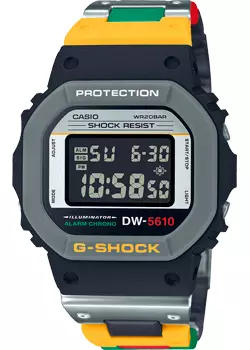 Японские наручные мужские часы Casio DW-5610MT-1. Коллекция G-Shock