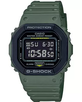Японские наручные мужские часы Casio DW-5610SU-3ER. Коллекция G-Shock