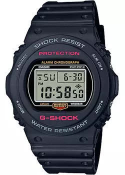 Японские наручные мужские часы Casio DW-5750E-1E. Коллекция G-Shock