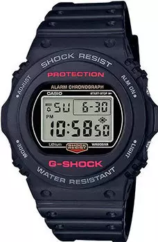 Японские наручные мужские часы Casio DW-5750UE-1. Коллекция G-Shock