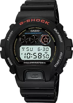 Японские наручные мужские часы Casio DW-6900-1V. Коллекция G-Shock