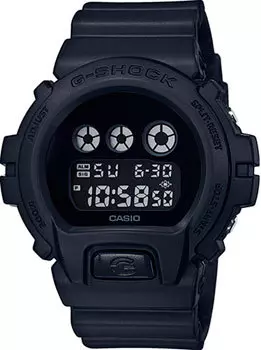 Японские наручные мужские часы Casio DW-6900BBA-1ER. Коллекция G-Shock