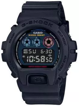 Японские наручные мужские часы Casio DW-6900BMC-1ER. Коллекция G-Shock