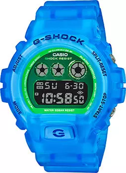 Японские наручные мужские часы Casio DW-6900LS-2ER. Коллекция G-Shock