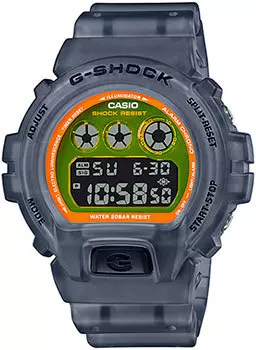 Японские наручные мужские часы Casio DW-6900LS-1ER. Коллекция G-Shock