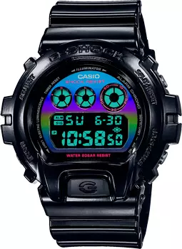Японские наручные мужские часы Casio DW-6900RGB-1. Коллекция G-Shock