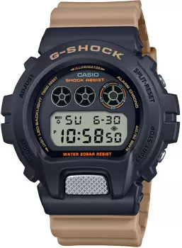 Японские наручные мужские часы Casio DW-6900TU-1A5. Коллекция G-Shock