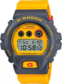 Японские наручные мужские часы Casio DW-6900Y-9. Коллекция G-Shock