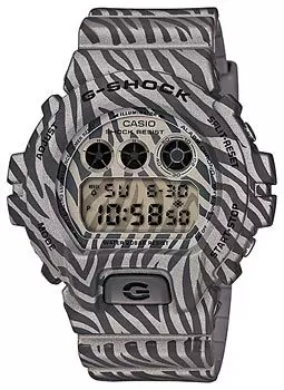 Японские наручные мужские часы Casio DW-6900ZB-8E. Коллекция G-Shock