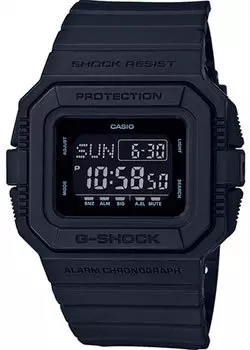 Японские наручные мужские часы Casio DW-D5500BB-1ER. Коллекция G-Shock