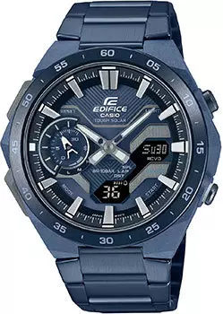 Японские наручные мужские часы Casio ECB-2200CB-2A. Коллекция Edifice