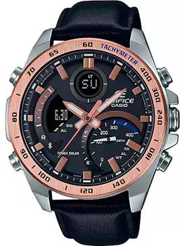 Японские наручные мужские часы Casio ECB-900GL-1B. Коллекция Edifice