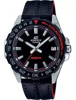 Японские наручные мужские часы Casio EFV-120BL-1AVUEF. Коллекция Edifice