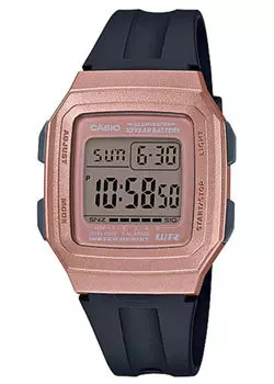 Японские наручные мужские часы Casio F-201WAM-5AVEF. Коллекция Digital