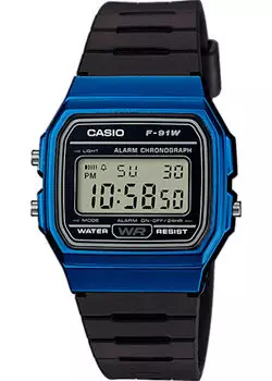 Японские наручные мужские часы Casio F-91WM-2A. Коллекция Vintage