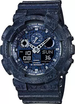 Японские наручные мужские часы Casio GA-100CG-2A. Коллекция G-Shock