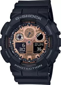 Японские наручные мужские часы Casio GA-100MMC-1AER. Коллекция G-Shock