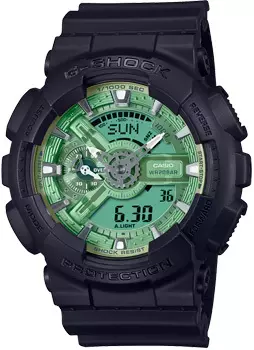 Японские наручные мужские часы Casio GA-110CD-1A3. Коллекция G-Shock