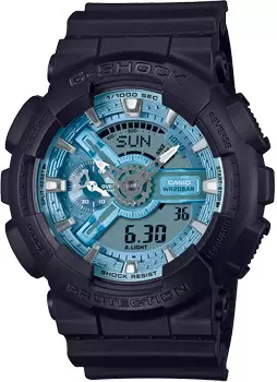 Японские наручные мужские часы Casio GA-110CD-1A2. Коллекция G-Shock