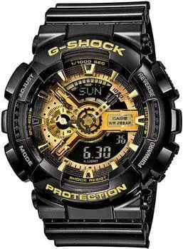 Японские наручные мужские часы Casio GA-110GB-1A. Коллекция G-Shock