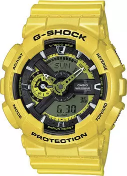 Японские наручные мужские часы Casio GA-110NM-9A. Коллекция G-Shock