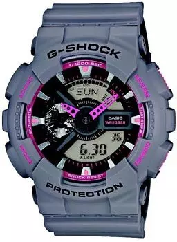 Японские наручные мужские часы Casio GA-110TS-8A4. Коллекция G-Shock