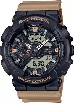 Японские наручные мужские часы Casio GA-110TU-1A5. Коллекция G-Shock
