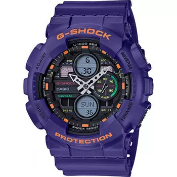 Японские наручные мужские часы Casio GA-140-6AER. Коллекция G-Shock